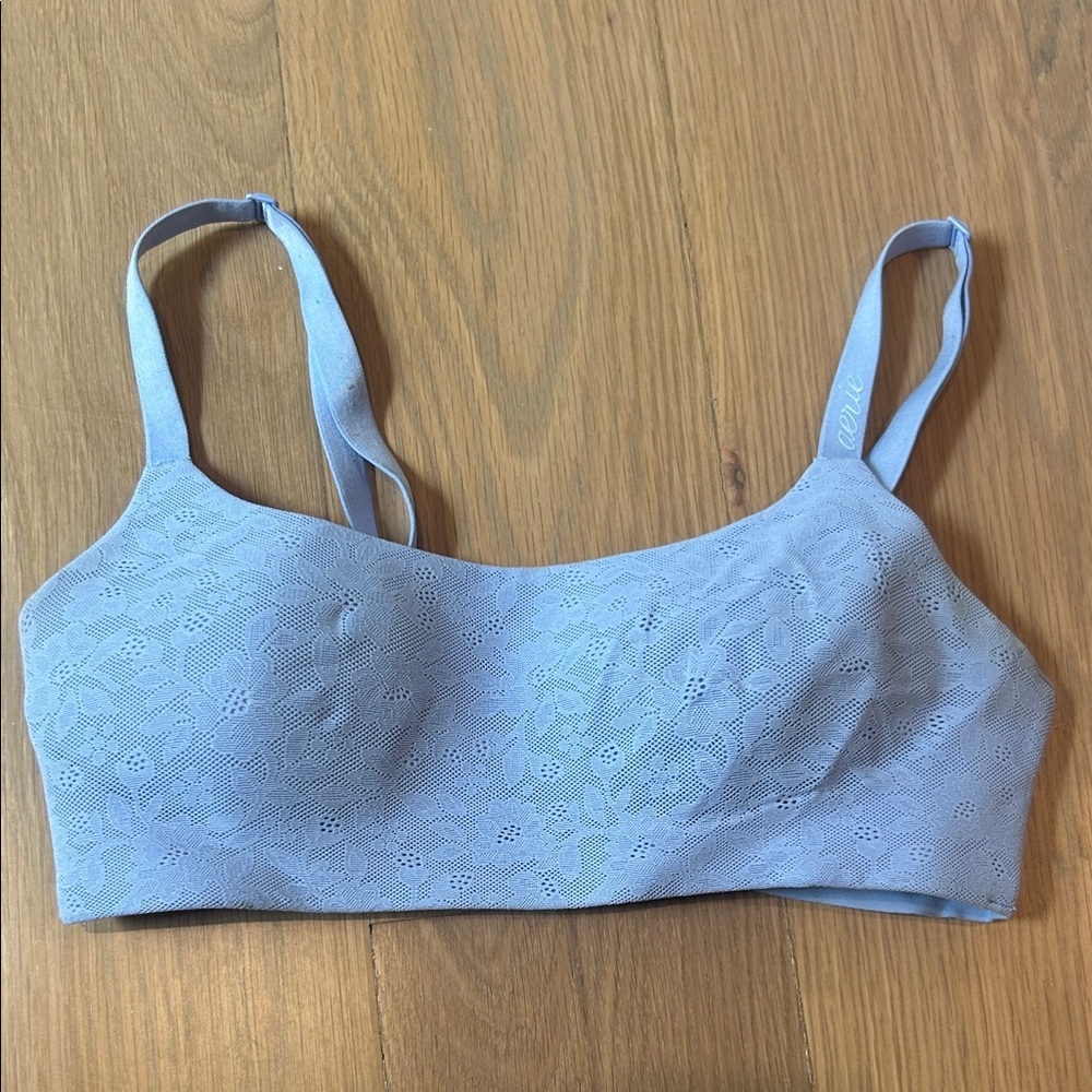Aerie Lace Bralette - Light Blue